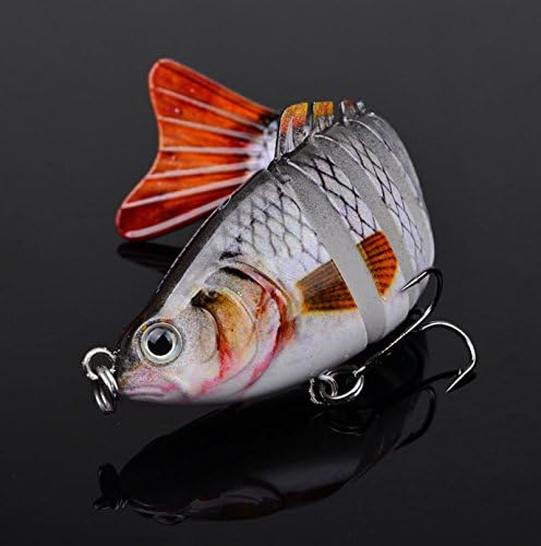 Fishing Baits Soft Baits Jointed Proberos Fishing Lures Bait Swimbait Life-like Sink Hook Tackle (P01)