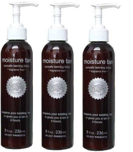 Moisture Tan Professional Sunless Tanner 8oz 3 PACK -- Voted #1 Self Tanner 2013- **FREE PRIORITY MAIL SHIPPING!!**