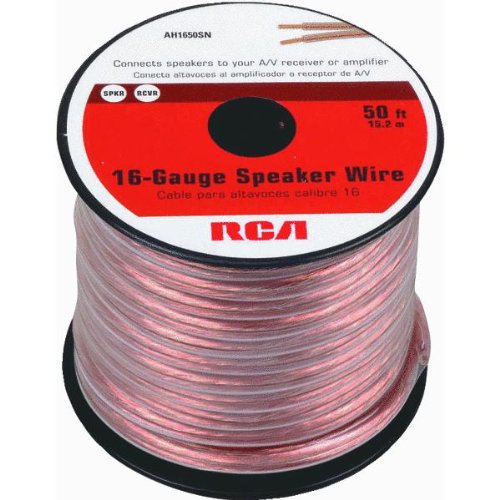 RCA AH16100SN 16-Gauge Speaker Wire (100 Feet)