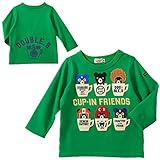 ダブルＢ(MIKIHOUSE) CUP-IN FRIENDS長袖Ｔシャツ 100 グリーン（07）