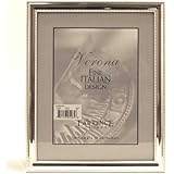 Lawrence Frames Metal Picture Frame Silver-Plate with Delicate Beading, 8 by 10-Inch