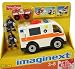 Fisher-Price Imaginext Deluxe Modern Vehicles - Rescue Ambulance & Figures wi