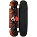 Krown Intro Skateboard, Red Flame
