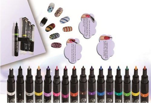 1pc/lot 16 Colors Design Nail Art Pen Painting Paint Drawing Pen Nail Tools Manicures Beautiful Fashion in 2014 No, 03