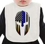 Blue Lives Matter ネクタイを有する有機ビブ Medium