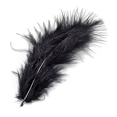 G�termann / KnorrPrandell 6619614 - Marabufedern 10cm schwarz, 15 St�ck/Beutel