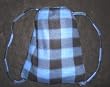 NEW ITEM!! Kids POLAR Fleece Ditty Bag / Back Pack - ROYAL PLAID