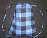 NEW ITEM!! Kids POLAR Fleece Ditty Bag / Back Pack - ROYAL PLAID