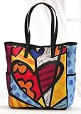 Romero Britto Satin Tote Bag - Medium