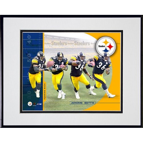 Photo File Pittsburgh Steelers Jerome Bettis Framed Photo
