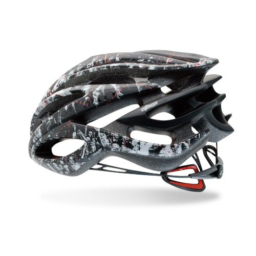 Giro Atoms Cycling / Bicycle / Bike Helmet Matt-Black-White Crowd Medium (21.75