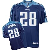Reebok Tennessee Titans Chris Johnson Authentic Alternate Jersey Size 50