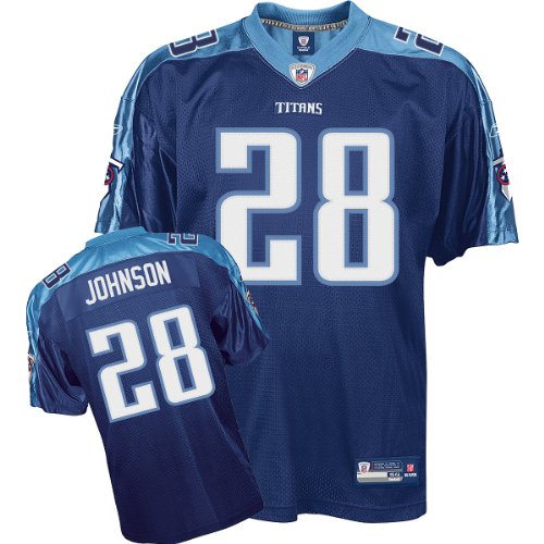 Reebok Tennessee Titans Chris Johnson Authentic Alternate Jersey Size 50