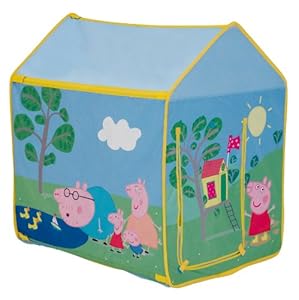 Peppa Pig - Tienda de juego para casa y exterior plegable (alto: 105 cm; base: 89 cm x 70 cm) (a partir de 2 años)