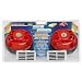 Wolo Model  320-2T  Maxi Sound Universal Red Low and High Tone Replacement Horns - 12 Volt
