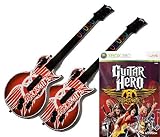 51gjKClQr L. SL160  Guitar Hero Aerosmith for Xbox 360 + 2 x Xbox 360 Guitar Hero Aerosmith Wireless Guitar Controllers