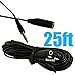 Fullink 3.5mm Male to Female Stereo Audio Headphone Extension Cable 25 feet