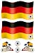 Autoaufkleber DFB Auto skin - Verpackungsgr��e 50 x 70 cm - Weltmeister Deutschland DFB Fu�ball WM Fahne Auto L=0: my-fan-page.de