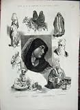 1882 Egypt Fellah Copt Arab Women Dervishes Koran Chief