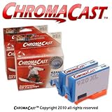 ChromaCast 920XL compatible Cyan Cartridge 2-Pack of Premium ink Cartridges (Replacement for HP 920 XL CD972AN CD972AN#140)