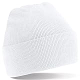 Beechfield Turn-up Beanie – White