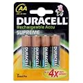 Duracell Supreme Akku (AA, HR6, 1,2 Volt, 2.450mAH) 4 St�ck