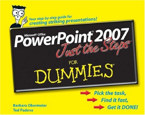 Childrens Toyshop  Books : PowerPoint 2007 Just the Steps for Dummies (For Dummies)