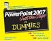 Books : PowerPoint 2007 Just the Steps For Dummies