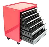 Excel TB2040BBSB-Red 26-Inch Steel Roller Cabinet, Red