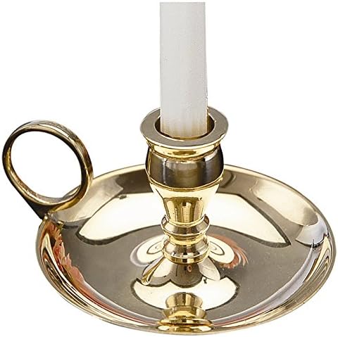 Chamberstick Candle Holder set brass by Biedermann and Sons