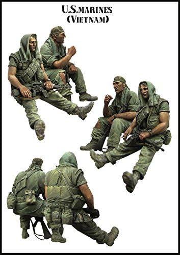 Evolution Miniatures 1:35 US Marines VIetnam War Two Resin Figures #EM-35031