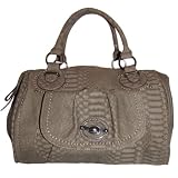 Snake-skin Satchel Handbag