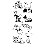Inkadinkado Patterned Pets Clear Stamps