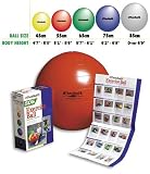 Thera-band Yellow 45cm Slow Deflate System Pro-Series Anti-Burst Exercise Ball – For Body Height 4′ 7″ – 5′