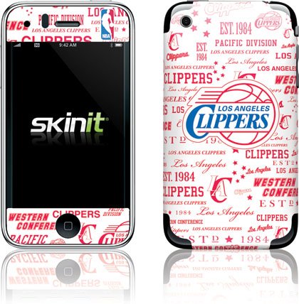 Skinit Los Angeles Clippers Historic Blast Vinyl Skin for Apple iPhone 3G / 3GS