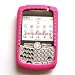 RIM BlackBerry Curve 8300 8310 8320 8330 Silicone Skin Case Protector with Diamonds Pink