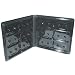 NEW Audio Cassette Tape Storage Album - Black - Up to 12 Cassettes - With Clear Plastic Sleeves for Labels