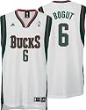Andrew Bogut Jersey: adidas White Swingman #6 Milwaukee Bucks Jersey