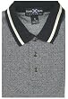 Basket Weave Short Sleeve Jacquard Polo ( Black )