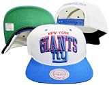 Mitchell & Ness NFL White Arch 2-Tone Snapback - New York Giants