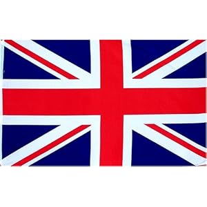 British Union Jack (UK Great Britain) Country Flag: 3x5ft poly