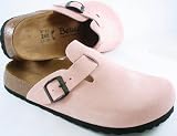 Betula Licensed by Birkenstock Pink Suede Clog
