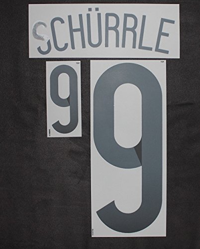 Aktuell DFB Deutschland Schürrle Flock für Adidas Home Trikot WM 2014 Quali EM 2016