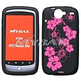 Hot Pink Hibiscus Laser-Cut Silicone Skin Cover for HTC Google Nexus One