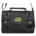 Across Body / Shoulder Fashion Satchel Bag Black