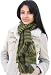 Handmade Alpaca Natural Fiber Ski Scarf - Scottish Plaid in Olive (Extra Large)
