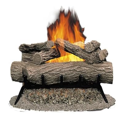 Comfort Flame CVSR24 Oxford Oak Vented Logs, 24-Inch