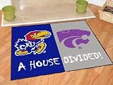 Kansas Jayhawks House Divided Rivalry Rug