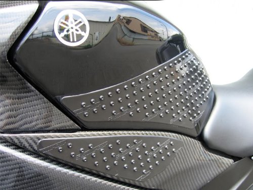 2006 - 2007 Suzuki GSX-R 600/750 Motorcycle Gas Tank Traction Pads [Black] On Sale