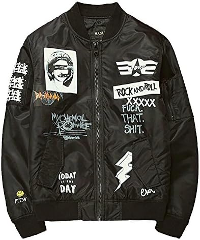 Gxia Unisex Hip Hop Bomber Jackets